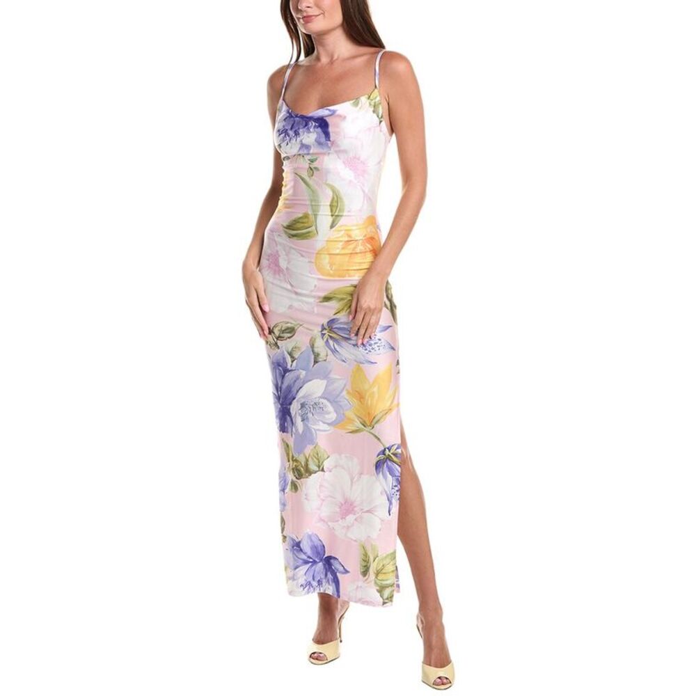 Marion Womens  Solid Maxi Dress, Pink